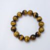 Tiger's Eye Bead Bracelet Grounding Stone for Courage, Focus & Protection