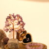 Amethyst Original Stone Wealth Tree Ornament Set