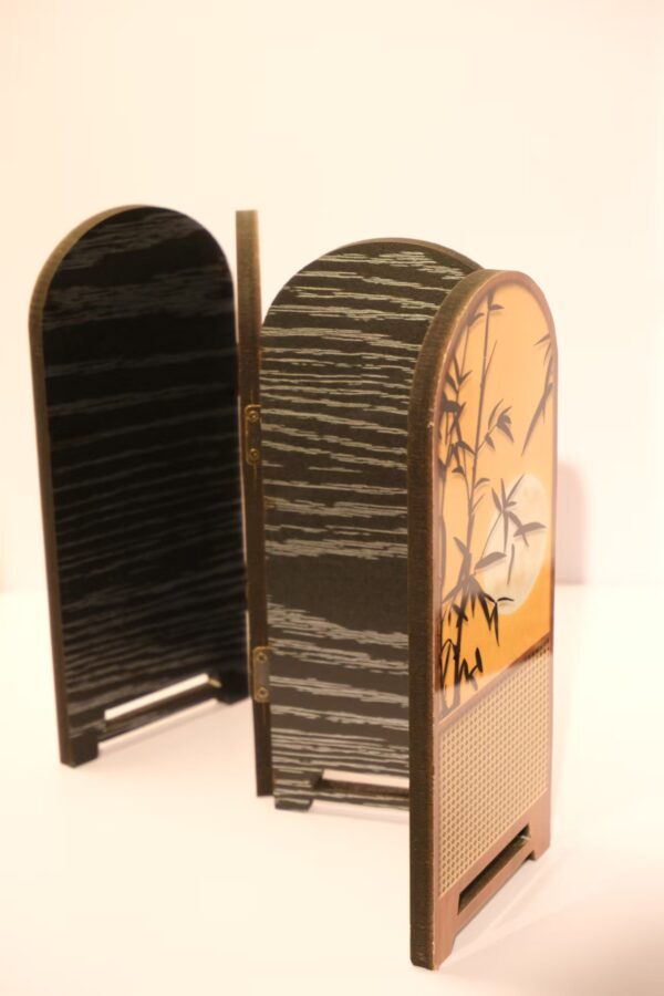 新中式折叠小屏风摆件装饰画