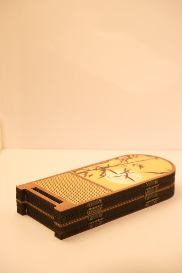 新中式折叠小屏风摆件装饰画