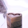 木质开窗求婚戒指收纳盒摆件