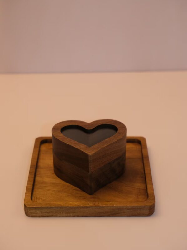 Handcrafted Black Walnut Wooden Tray