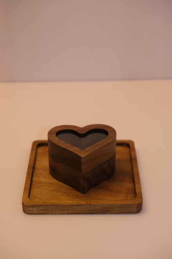 Handcrafted Black Walnut Wooden Tray