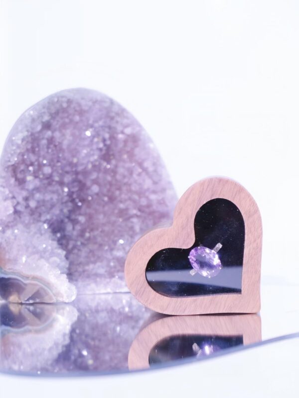 Natural Oval Amethyst Ring