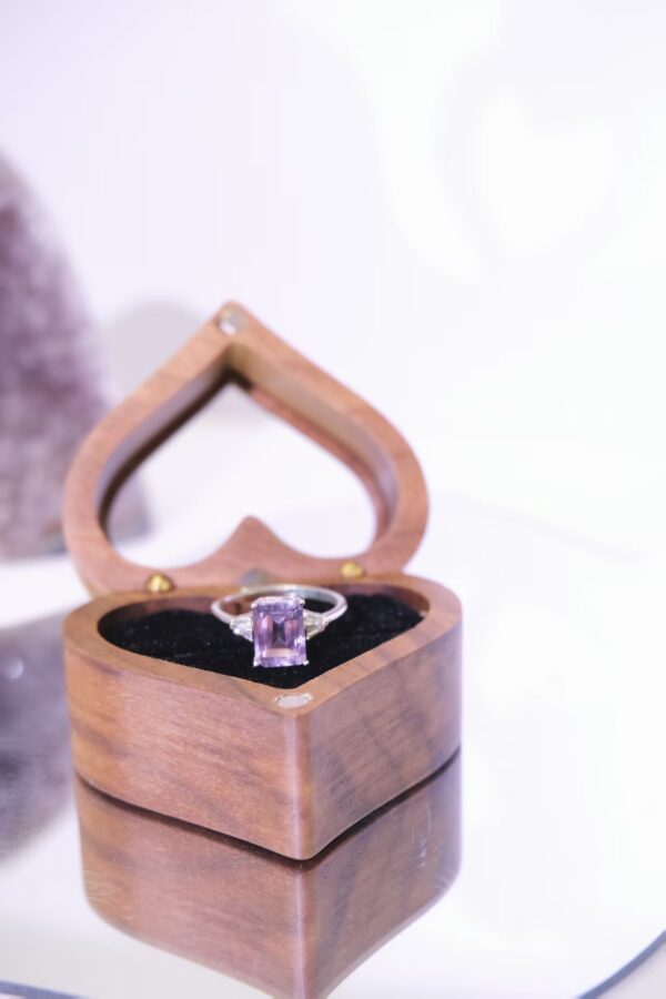  Natural Rectangular-Cut Amethyst