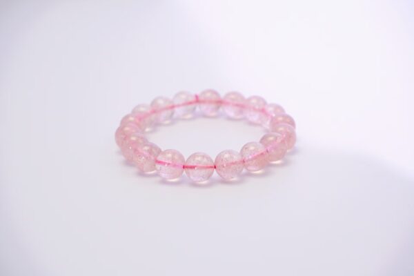 草莓晶 (6) Natural Strawberry Quartz Beaded Bracelet