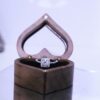 Square Moissanite Halo Ring