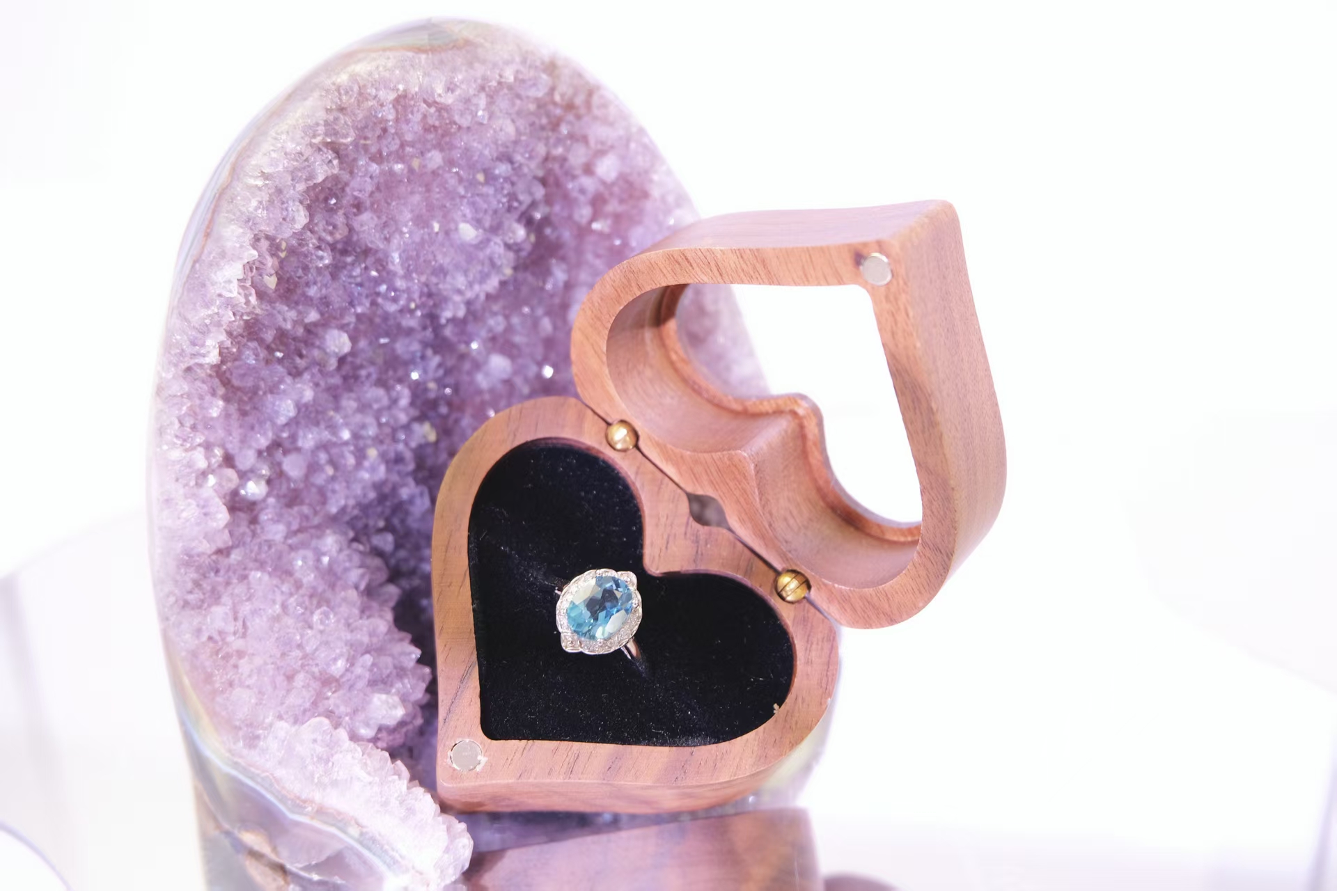  Natural Rectangular-Cut Amethyst